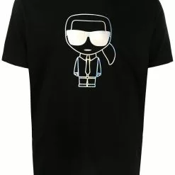 Karl Lagerfeld Karl holographic print T-shirt