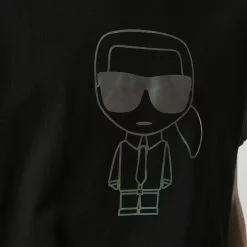 Karl Lagerfeld Karl holographic print T-shirt
