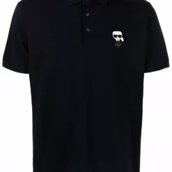 Karl Lagerfeld Karl embroidered polo shirt