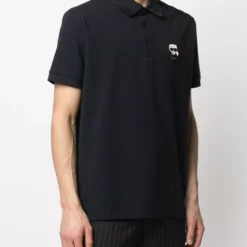 Karl Lagerfeld Karl embroidered polo shirt