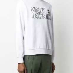 Karl Lagerfeld Ikonik logo print sweatshirt