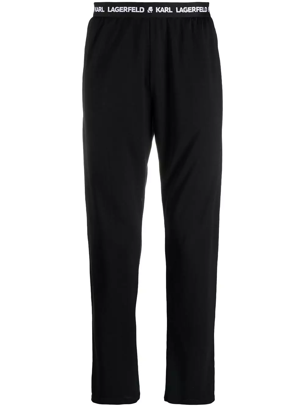 Karl Lagerfeld logo-waistband pyjama pants