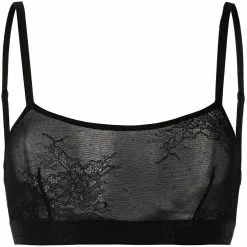Karl Lagerfeld lace bandeau bralette