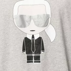 Karl Lagerfeld K/Ikonic-print cotton T-shirt