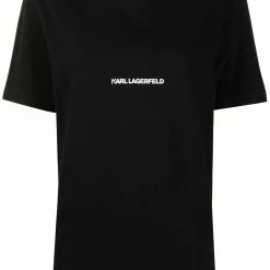 Karl Lagerfeld logo-print organic-cotton T-Shirt