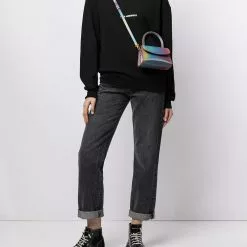 Karl Lagerfeld logo-print organic-cotton sweatshirt