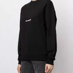 Karl Lagerfeld logo-print organic-cotton sweatshirt