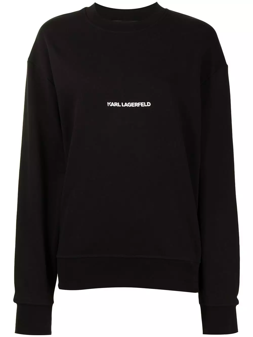 Karl Lagerfeld logo-print organic-cotton sweatshirt