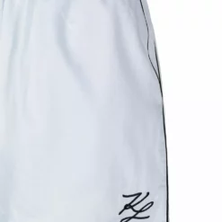 Karl Lagerfeld embroidered-logo pyjama shorts