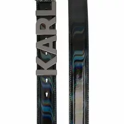 Karl Lagerfeld logo embellished belt
