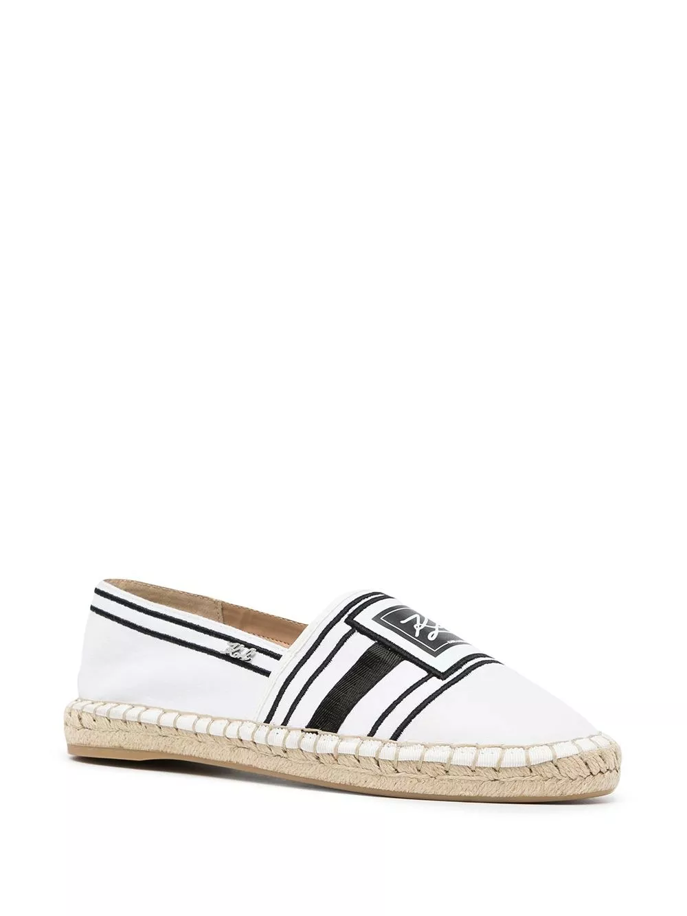 Karl Lagerfeld Kamini logo contrast espadrilles