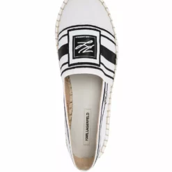 Karl Lagerfeld Kamini logo contrast espadrilles