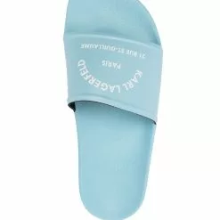 Karl Lagerfeld Kondo logo-print pool slides