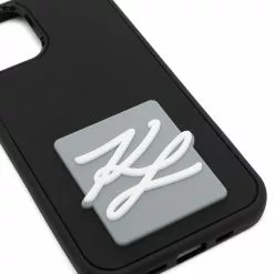 Karl Lagerfeld Karligraphy logo iPhone 12 case