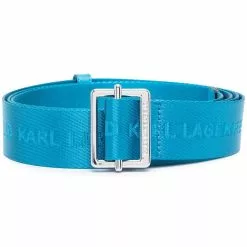 Karl Lagerfeld K/webbing logo-embossed belt