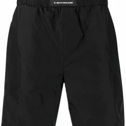 Karl Lagerfeld logo-patch knee-length shorts