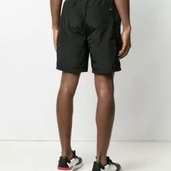 Karl Lagerfeld logo-patch knee-length shorts