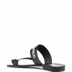 Karl Lagerfeld logo-print strap sandals