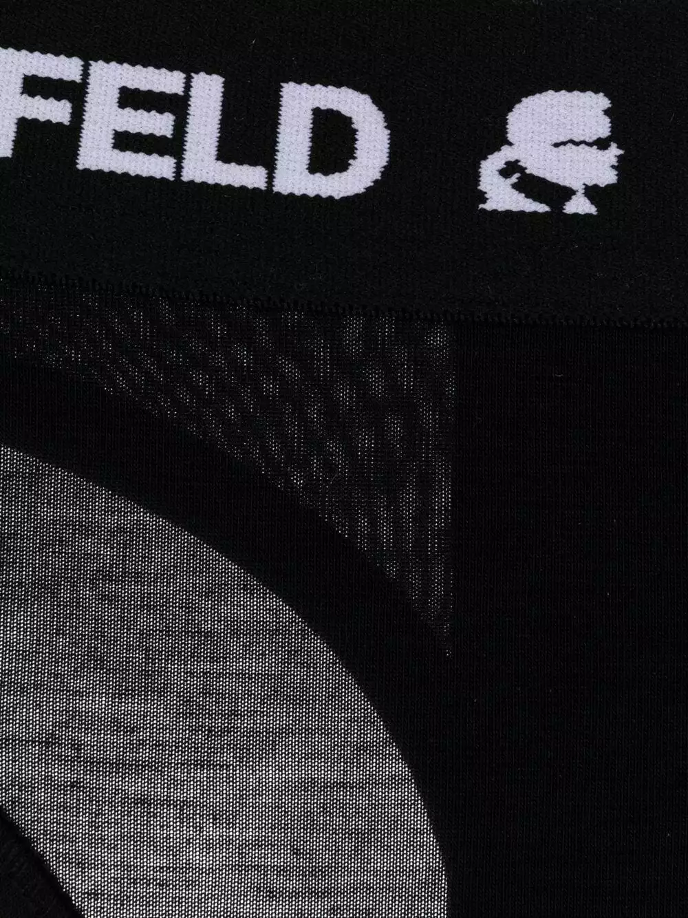 Karl Lagerfeld logo-waistband thong