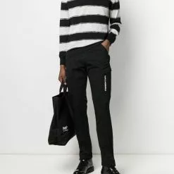 Karl Lagerfeld embroidered-logo cargo trousers