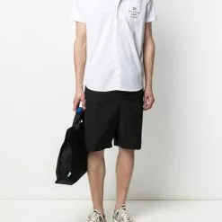 Karl Lagerfeld logo-pocket short-sleeve shirt