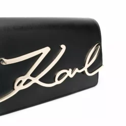 Karl Lagerfeld signature calf leather bag