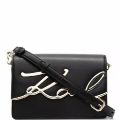 Karl Lagerfeld signature calf leather bag