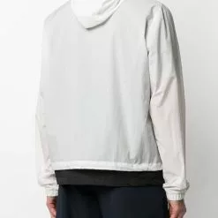 Karl Lagerfeld layered hooded jacket