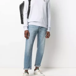 Karl Lagerfeld Ikonik rubberpatch organic cotton sweatshirt