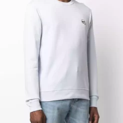 Karl Lagerfeld Ikonik rubberpatch organic cotton sweatshirt