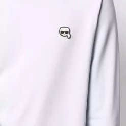 Karl Lagerfeld Ikonik rubberpatch organic cotton sweatshirt