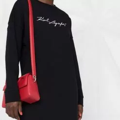Karl Lagerfeld Signature cotton sweatdress