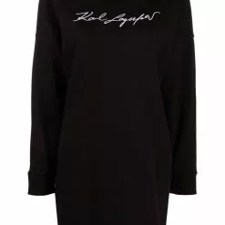 Karl Lagerfeld Signature cotton sweatdress