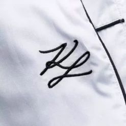 Karl Lagerfeld logo-embroidered pajama trousers