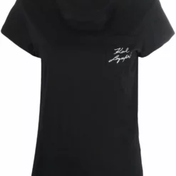 Karl Lagerfeld signature logo pocket T-shirt