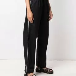 Karl Lagerfeld embroidered autograph pyjama bottoms