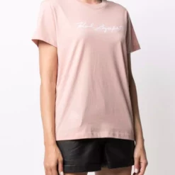 Karl Lagerfeld signature logo print T-shirt
