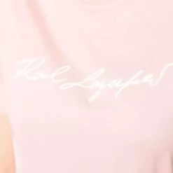 Karl Lagerfeld signature logo print T-shirt