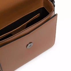 Karl Lagerfeld autograph leather crossbody bag