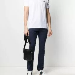 Karl Lagerfeld logo-embroidered polo shirt