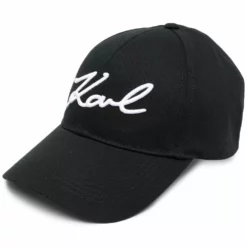 Karl Lagerfeld embroidered logo baseball cap