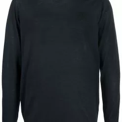 Karl Lagerfeld logo-detail round neck jumper