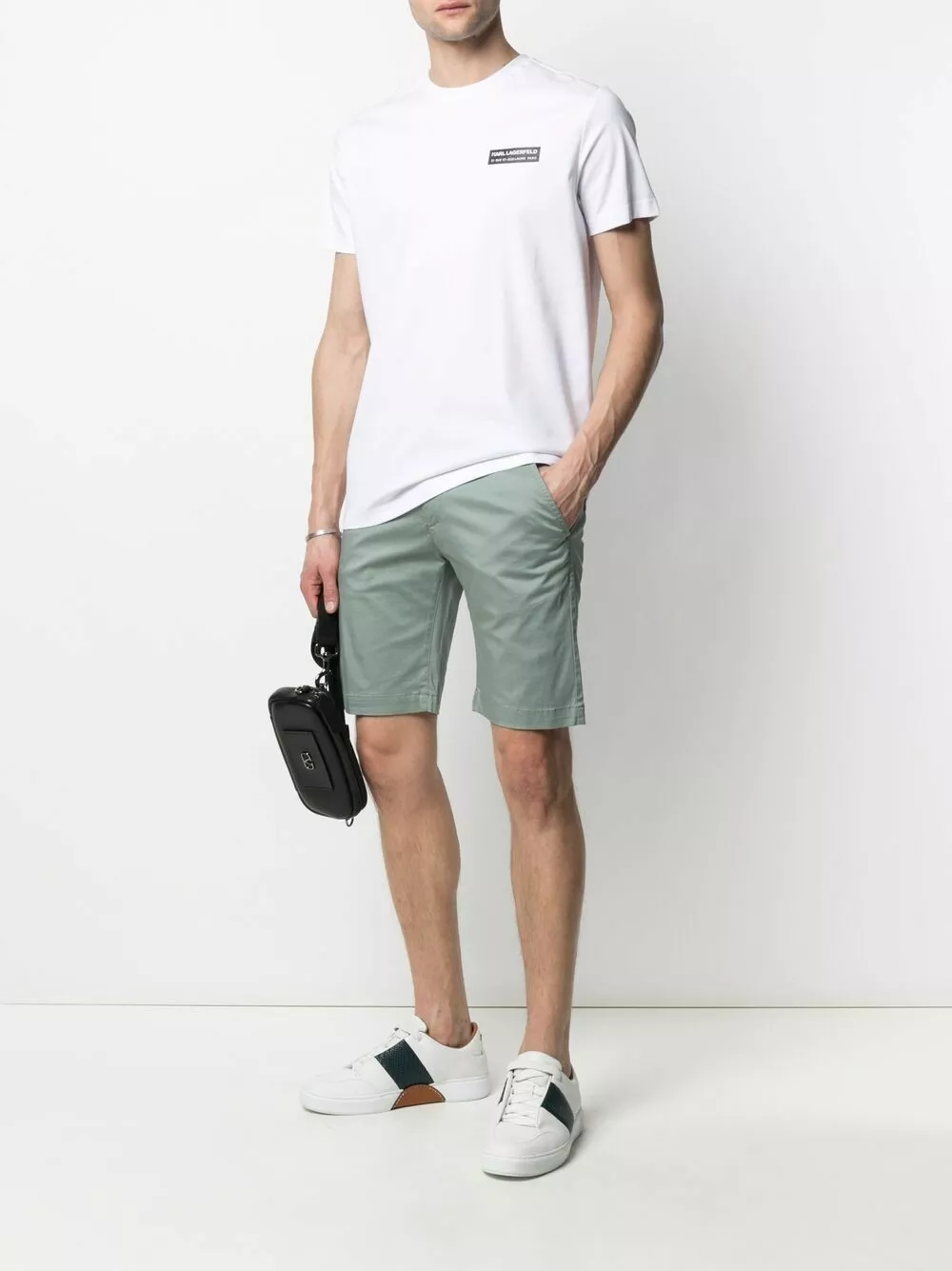 Karl Lagerfeld striped bermuda shorts