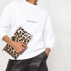 Karl Lagerfeld embroidered logo sweatshirt