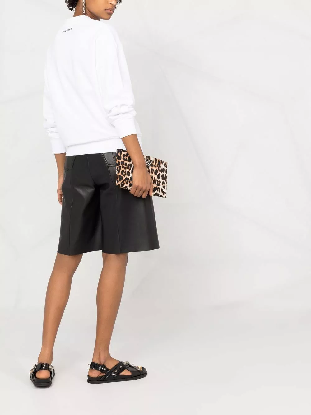 Karl Lagerfeld embroidered logo sweatshirt