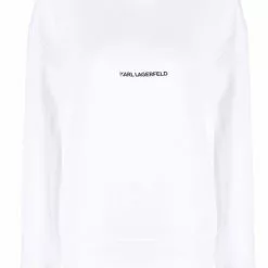 Karl Lagerfeld embroidered logo sweatshirt