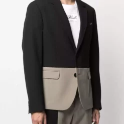 Karl Lagerfeld colour-block blazer