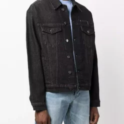 Karl Lagerfeld logo-print denim jacket