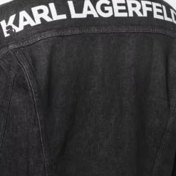 Karl Lagerfeld logo-print denim jacket