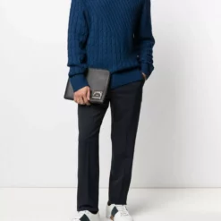 Karl Lagerfeld cable-knit wool-blend jumper